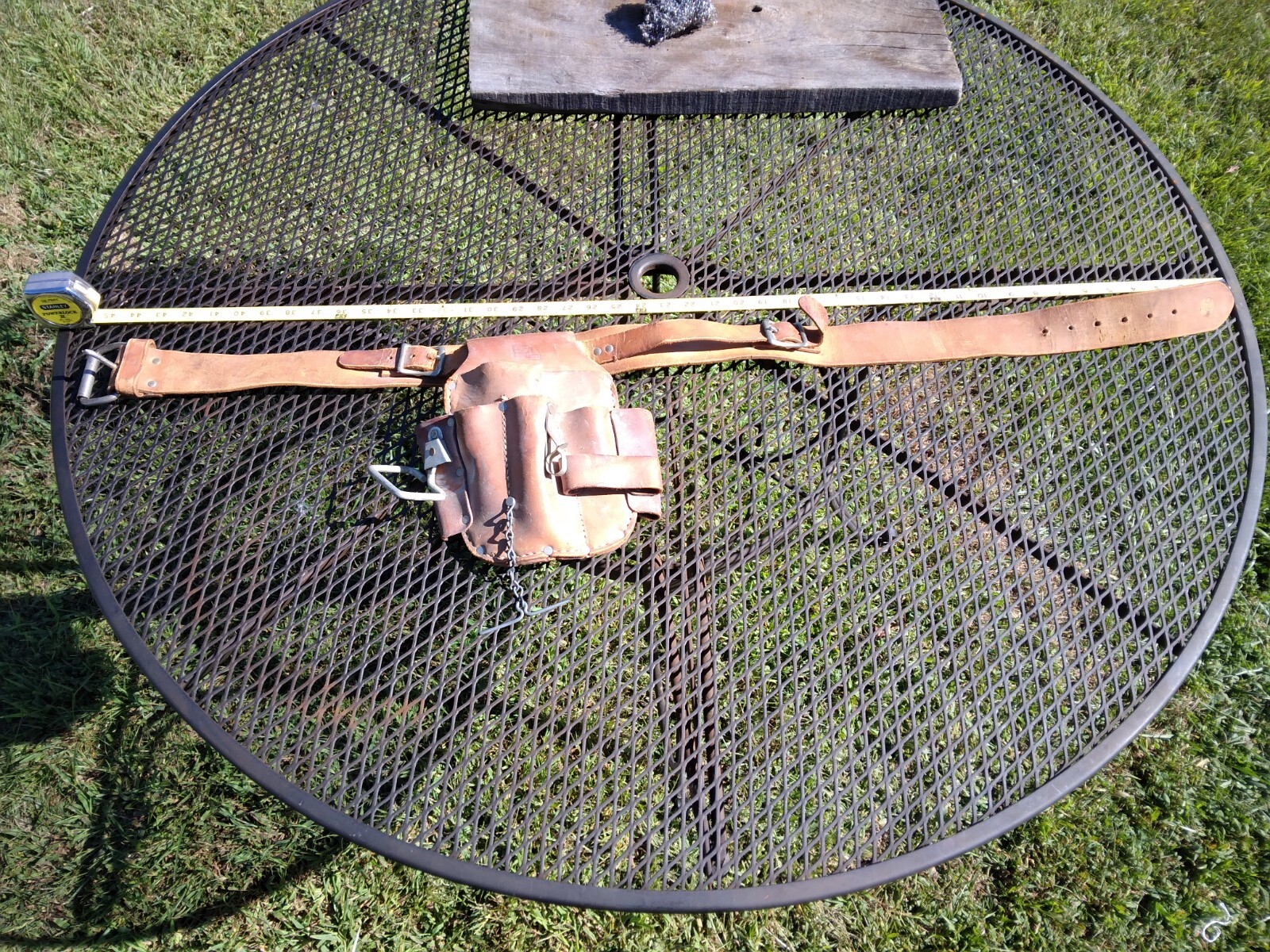 Vintage Lineman’s Leather Belt and Tool Pouch