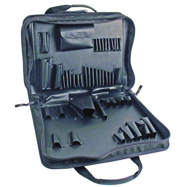 Platt 689Zth Tool Bag, Black, Nylon, 50 Pockets