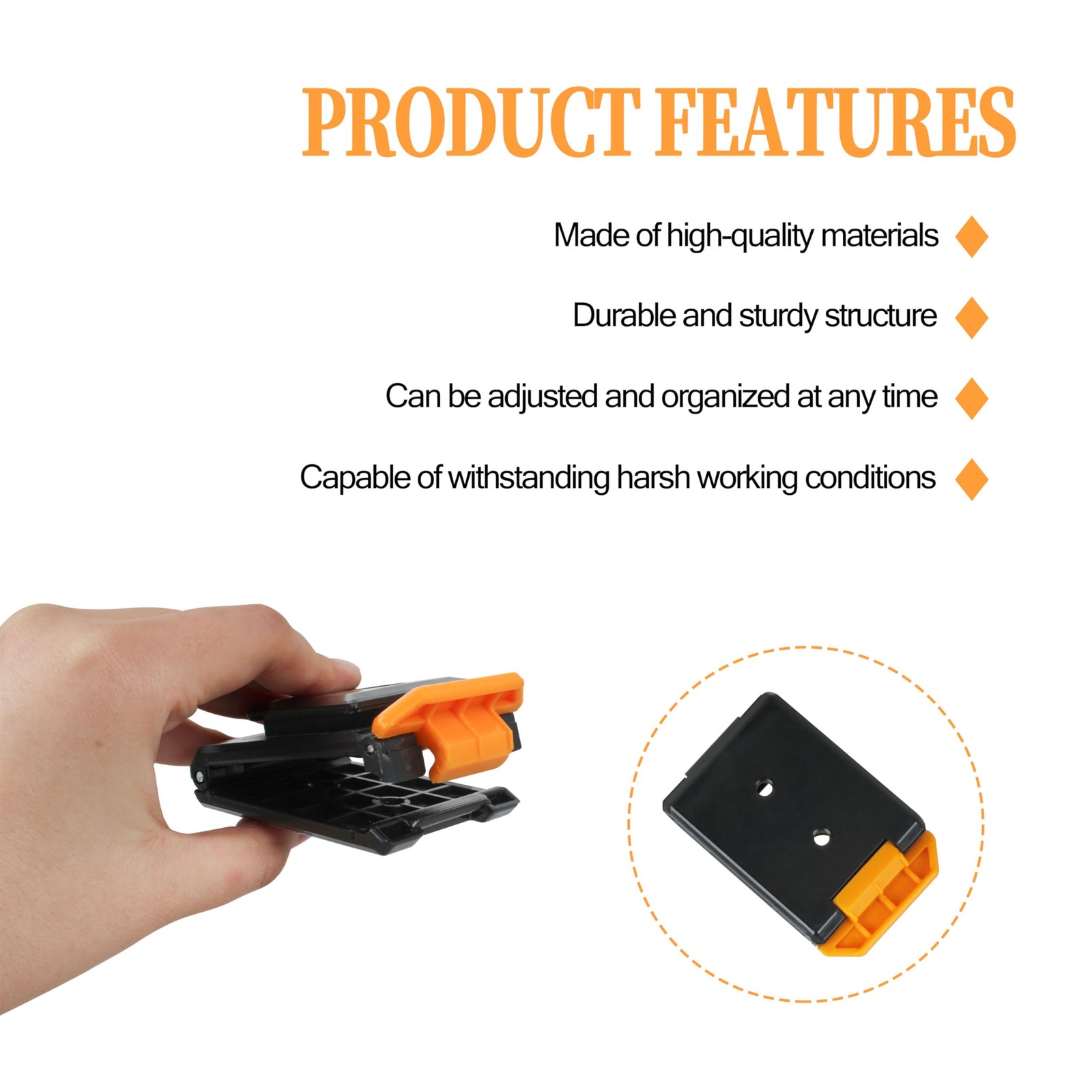 Tool Belt Clip Fits for TOU-CT Models ClipTech Pouches (1Pcs) 1Pcs