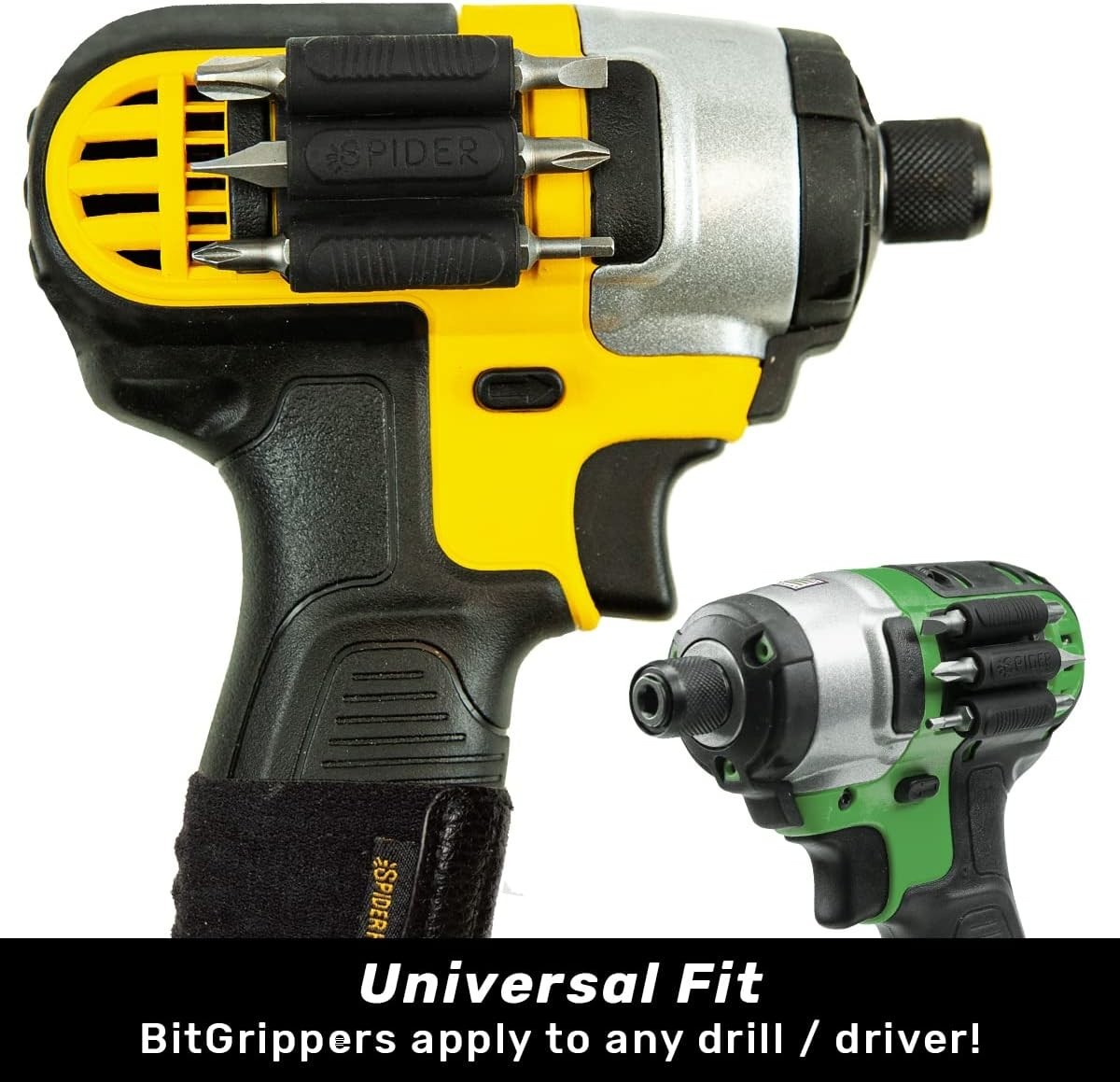 Tool Holster BitGripper V2 2 Pack Easy Drill Bit Storage