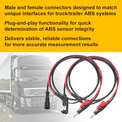 ABS Diagnostic Multimeter Cable Adapter for Heavy Duty Semi Trucks | 1 pcs
