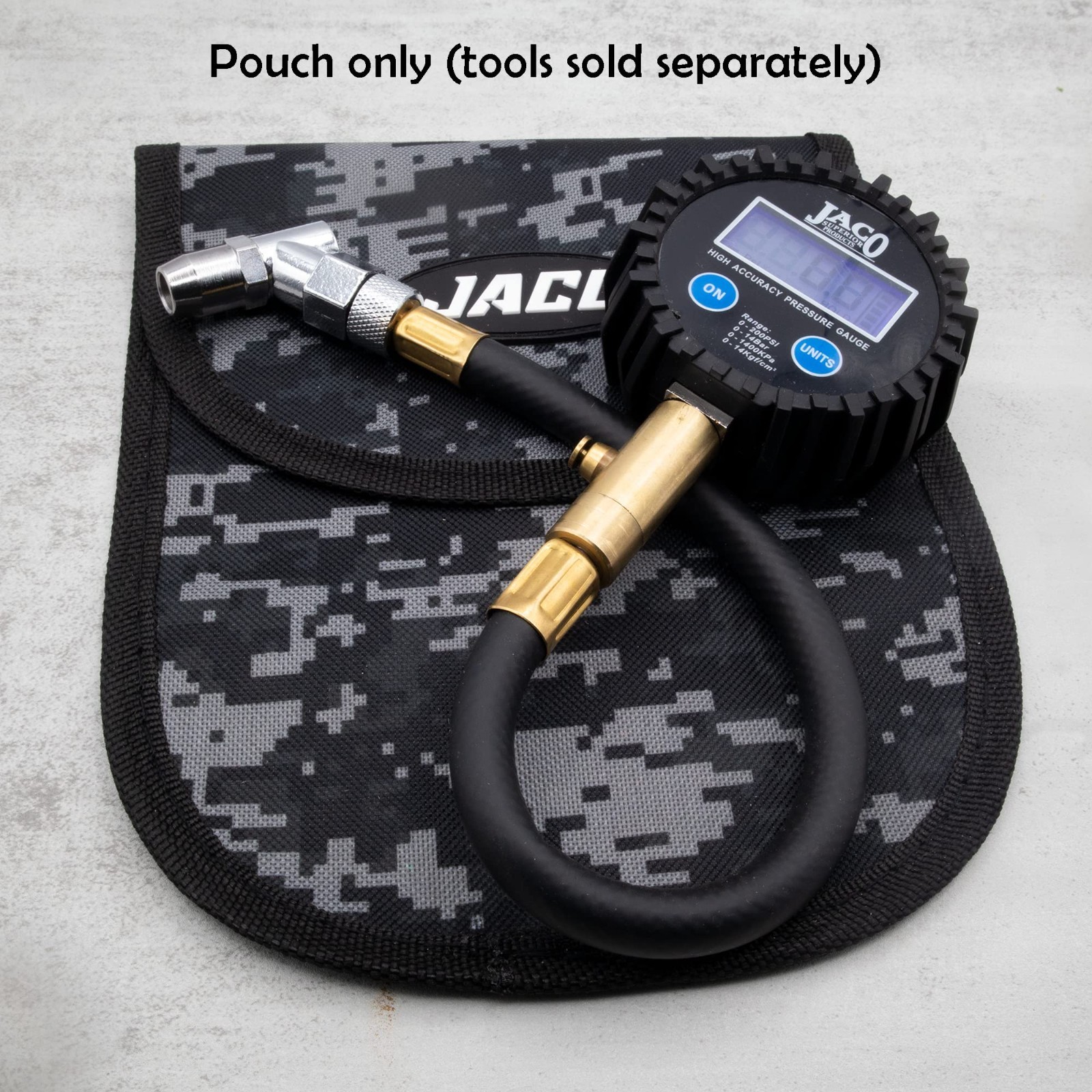 Multi-Purpose Utility Tool Pouch | Storage for Tire Gauges, Tools & Accessories