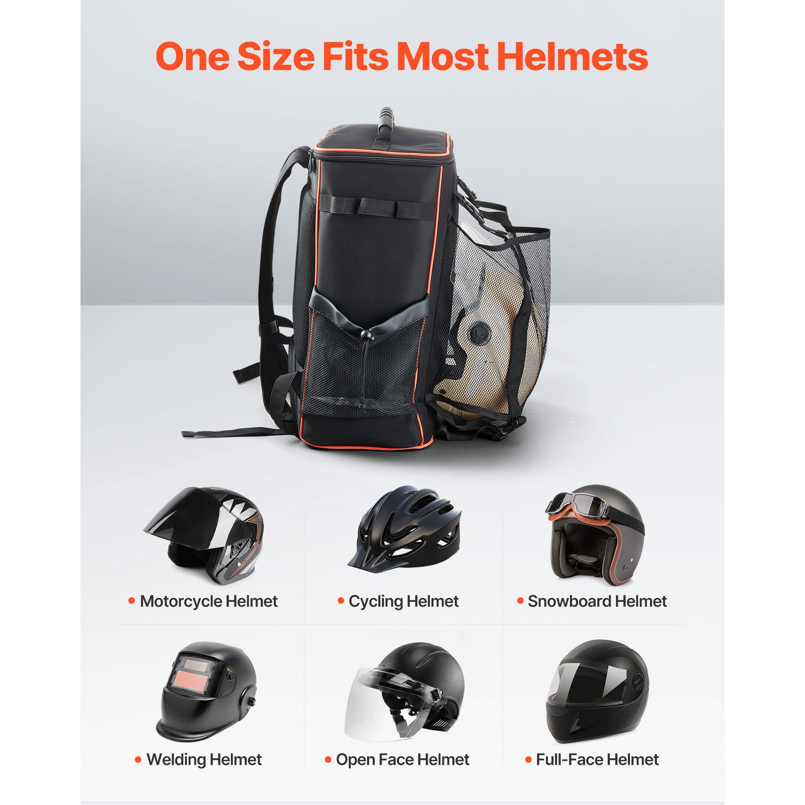 Uimoso 33L Welding Backpack 600D Polyester Tool and Helmet Storage Bag