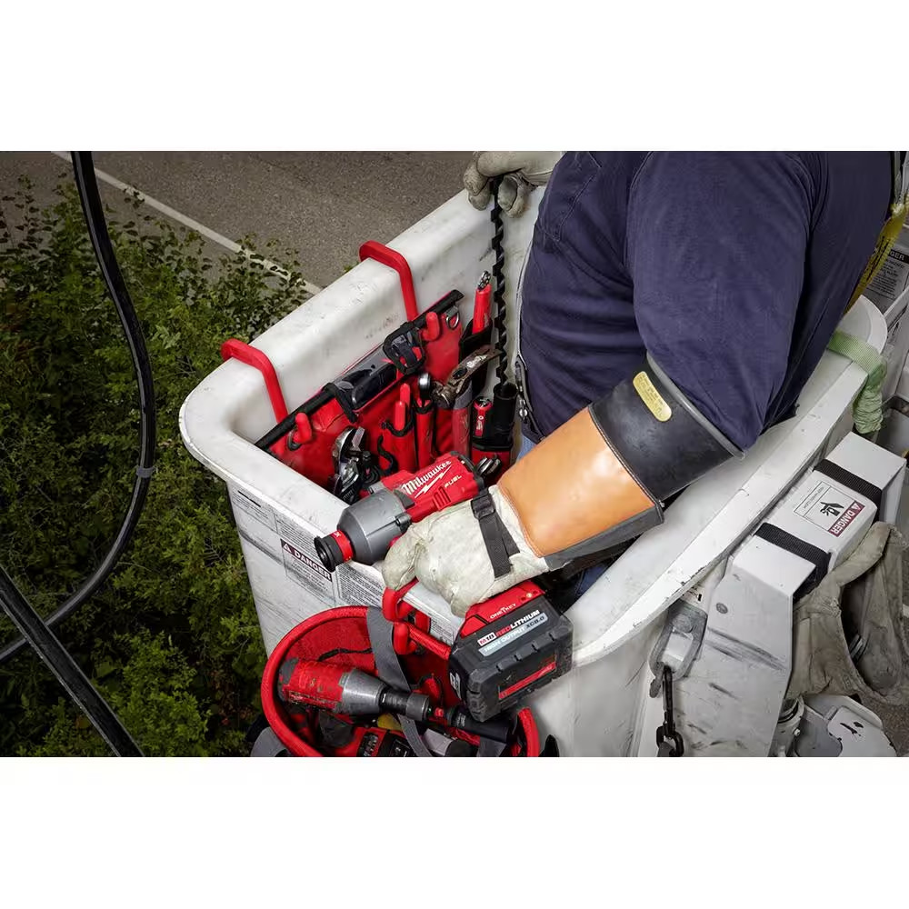 Utility Lineman Aerial Tool Apron Compact 18 Pockets Storage Auger Holder Pouch