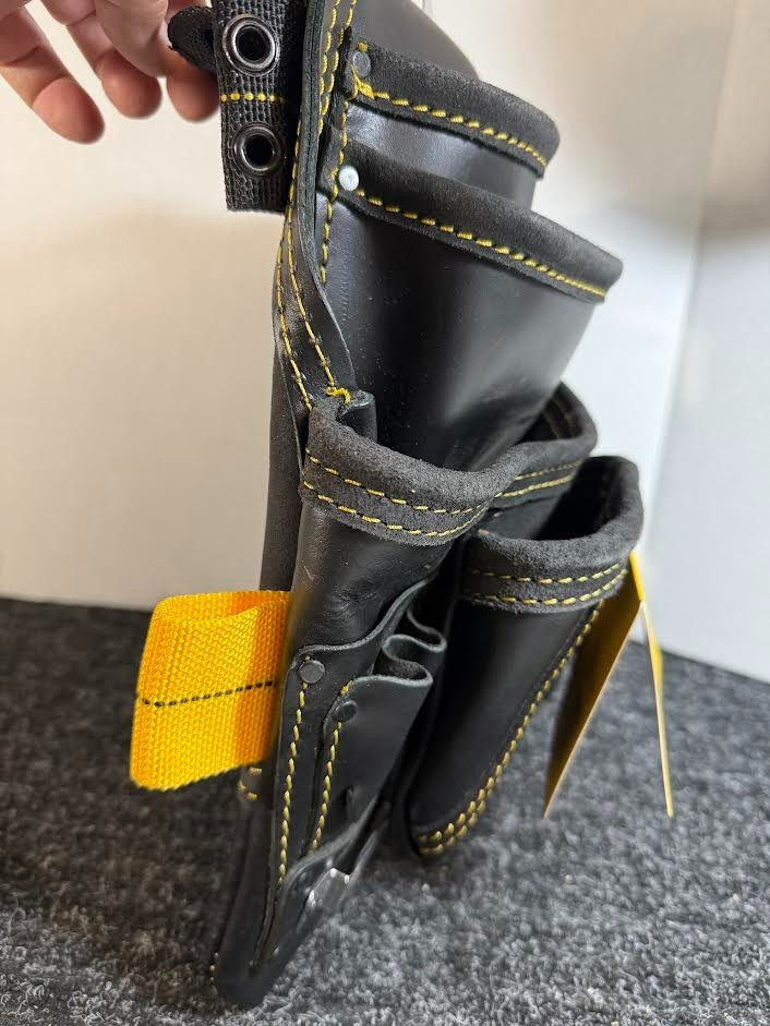 NEW DeWALT DG5433 Carpenter’s LEATHER Nail Tool Bag Pouch 10-Pocket Tools Belt
