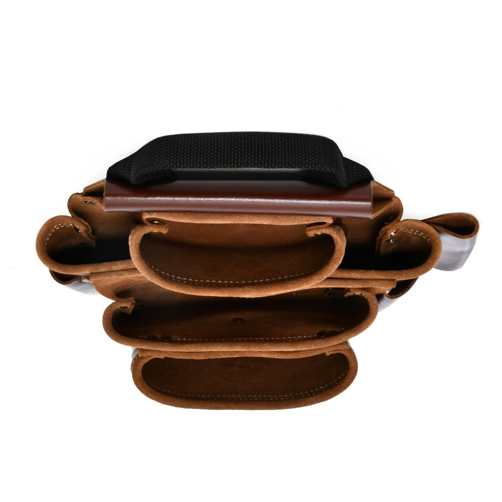 Style n Craft 98446 – 9 Pocket Framer’s Nail & Tool Pouch in Full Grain Leather