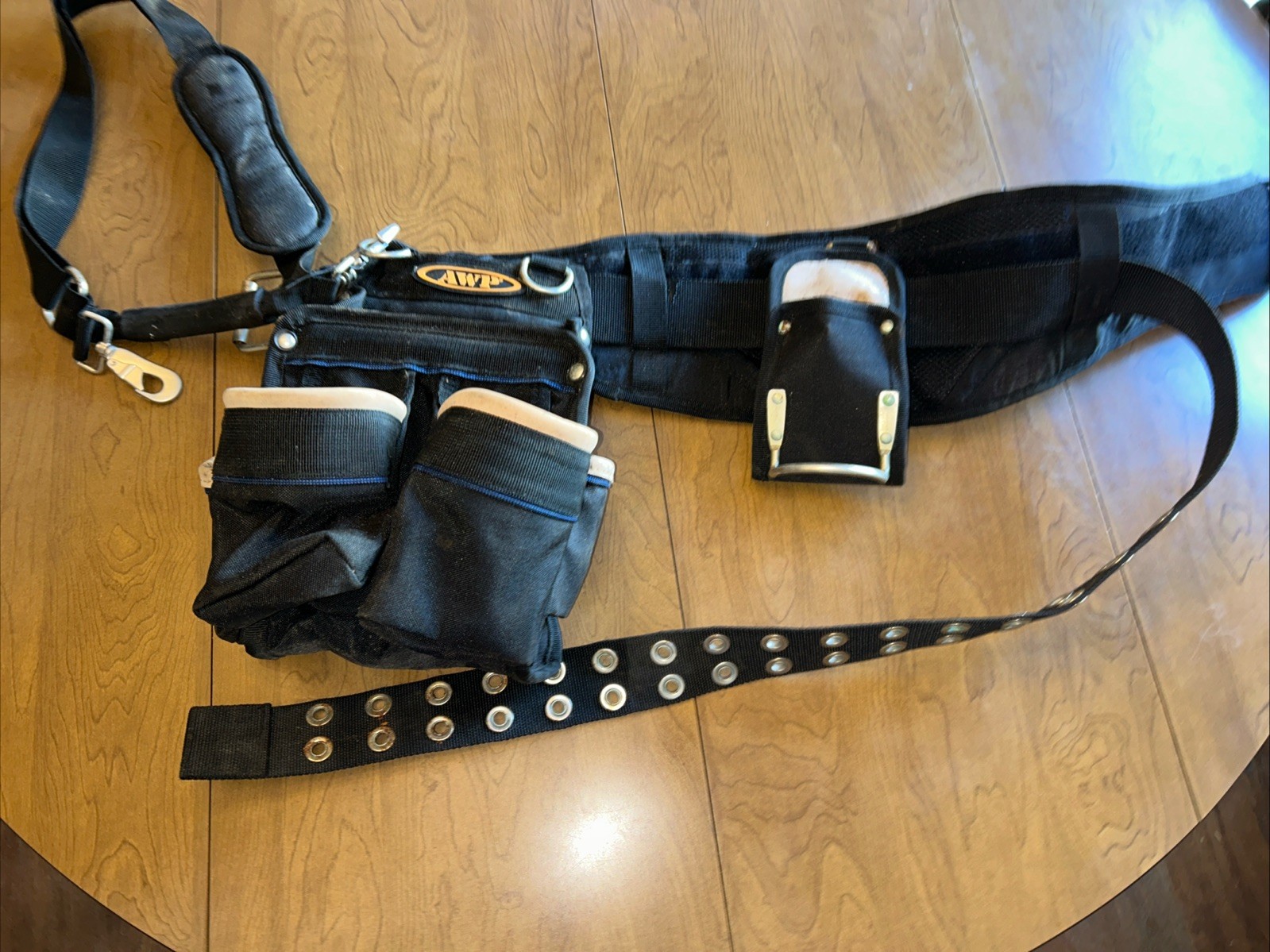 AWP General Construction Carpenter Tool Rig | Padded Adjustable Tool Belt |