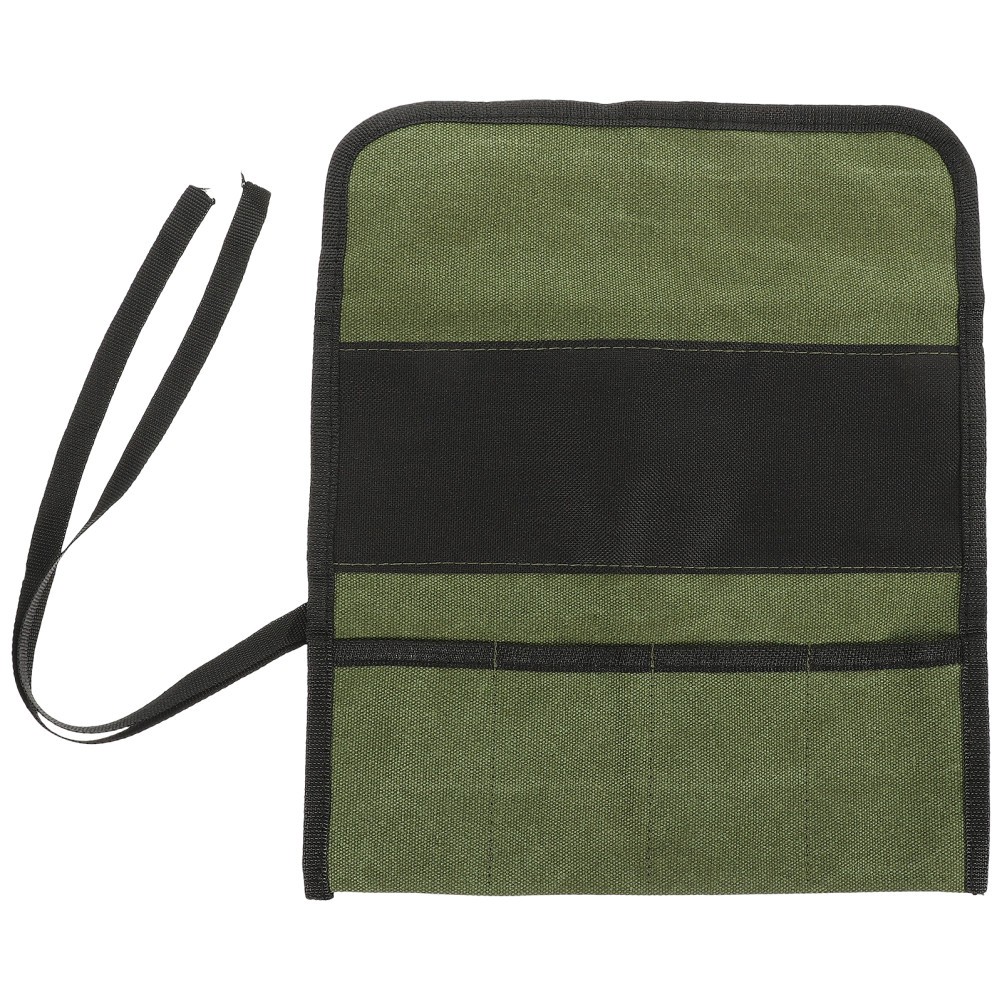 2 Count Rollup Tool Bag Knife Aerial Tools Storage Canvas with Zipper