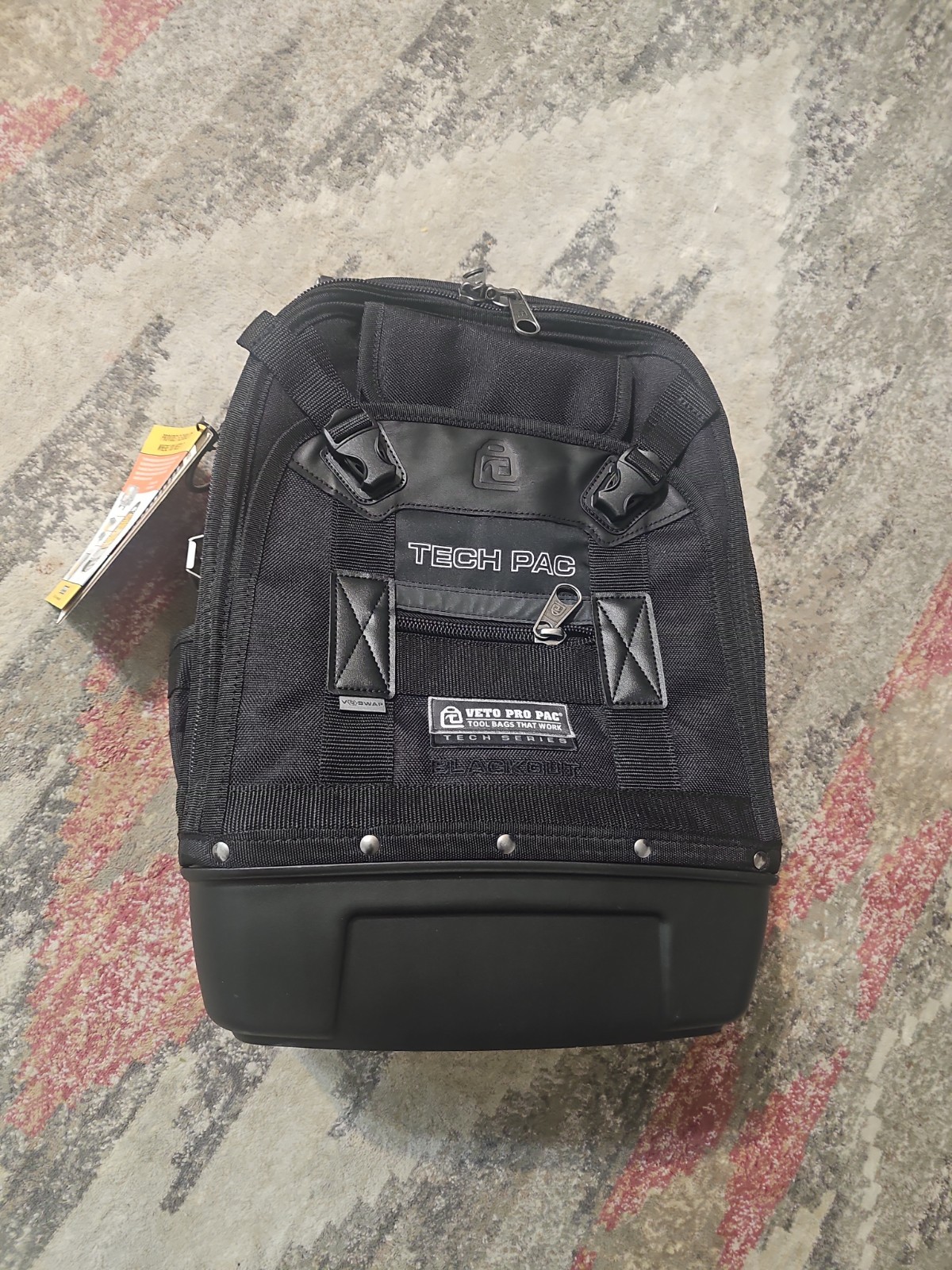 Veto Pro Pac TECH PAC Blackout Large Customizable Backpack