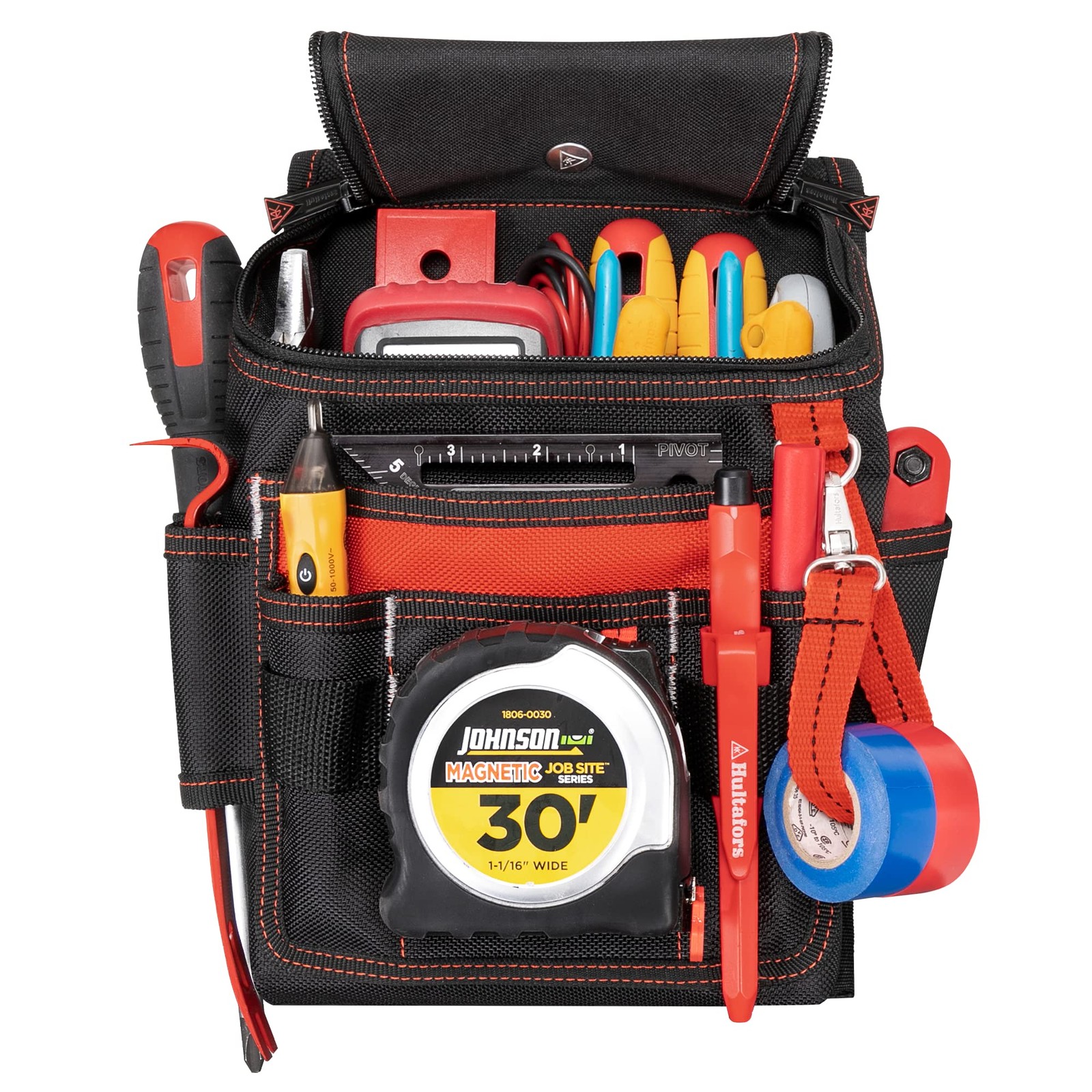 HT5124 Medium Ziptop Utility Pouch Heavy Duty Ballistic Polyester Tool Bag