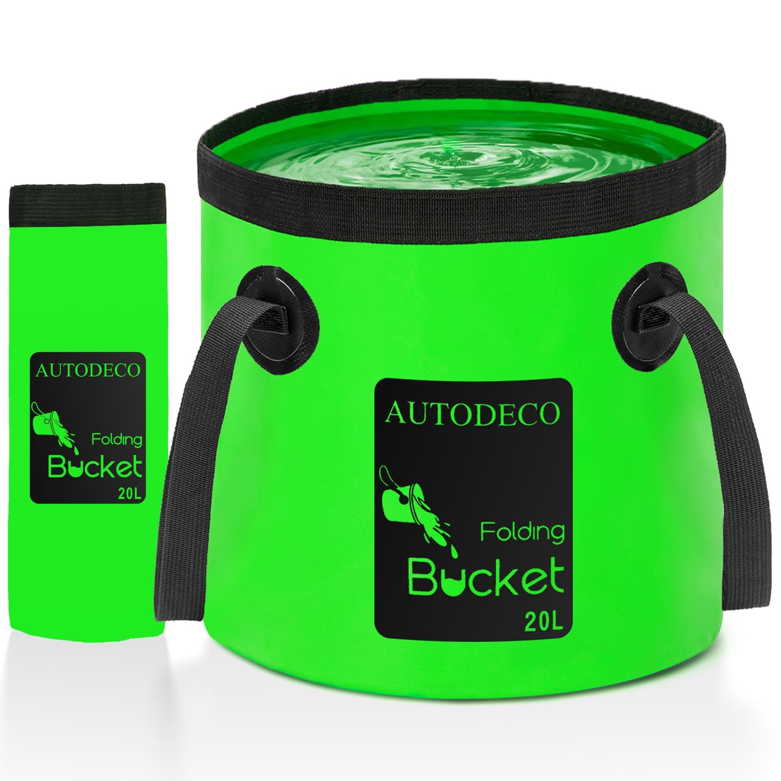 1 Pcs 20L Collapsible Bucket 5 Gallon Water Container Folding Water Bucket wi…