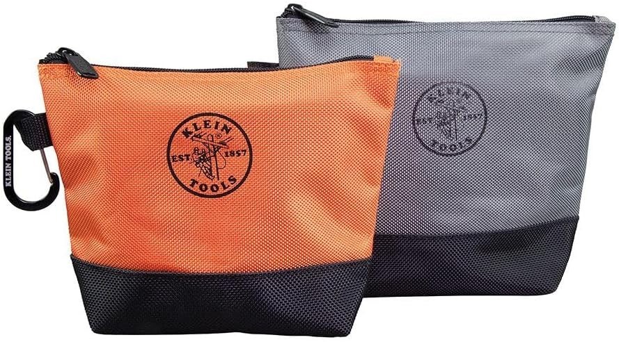 Klein Tools 9 in. Stand-Up Zipper Tool Bag (2-Pack)
