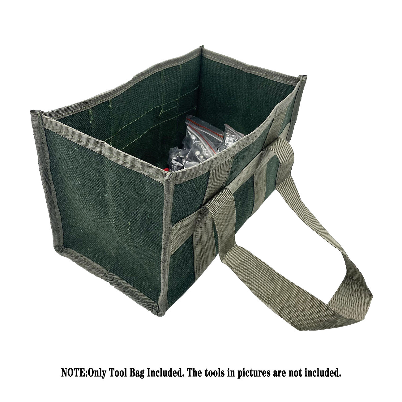 Multi-Purpose Open Tote Tool Bag large space Portable Heavy Duty 11.42×6.3×6.7in