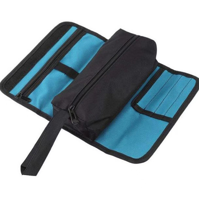 Portable Tool Roll Bag Durable Tool Bag Organiser Multi-Purpose Zipper Pouch