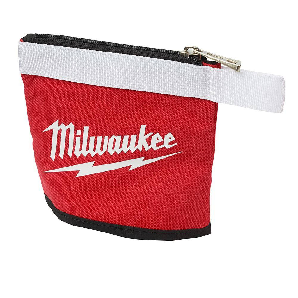 14 In., 12 In., 8 In. and 6 In. Multi-Size Zipper Tool Bags in Red (4-Pack)