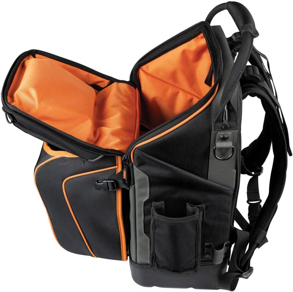 55665 Ironworker and Welder Backpack, Fire Resistant Exterior, 27 Pockets, Hold