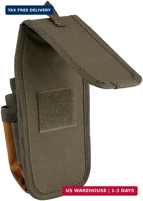 Four-Barrel Tool Sheath with FlapFit to Fit Instantly Over a Belt or