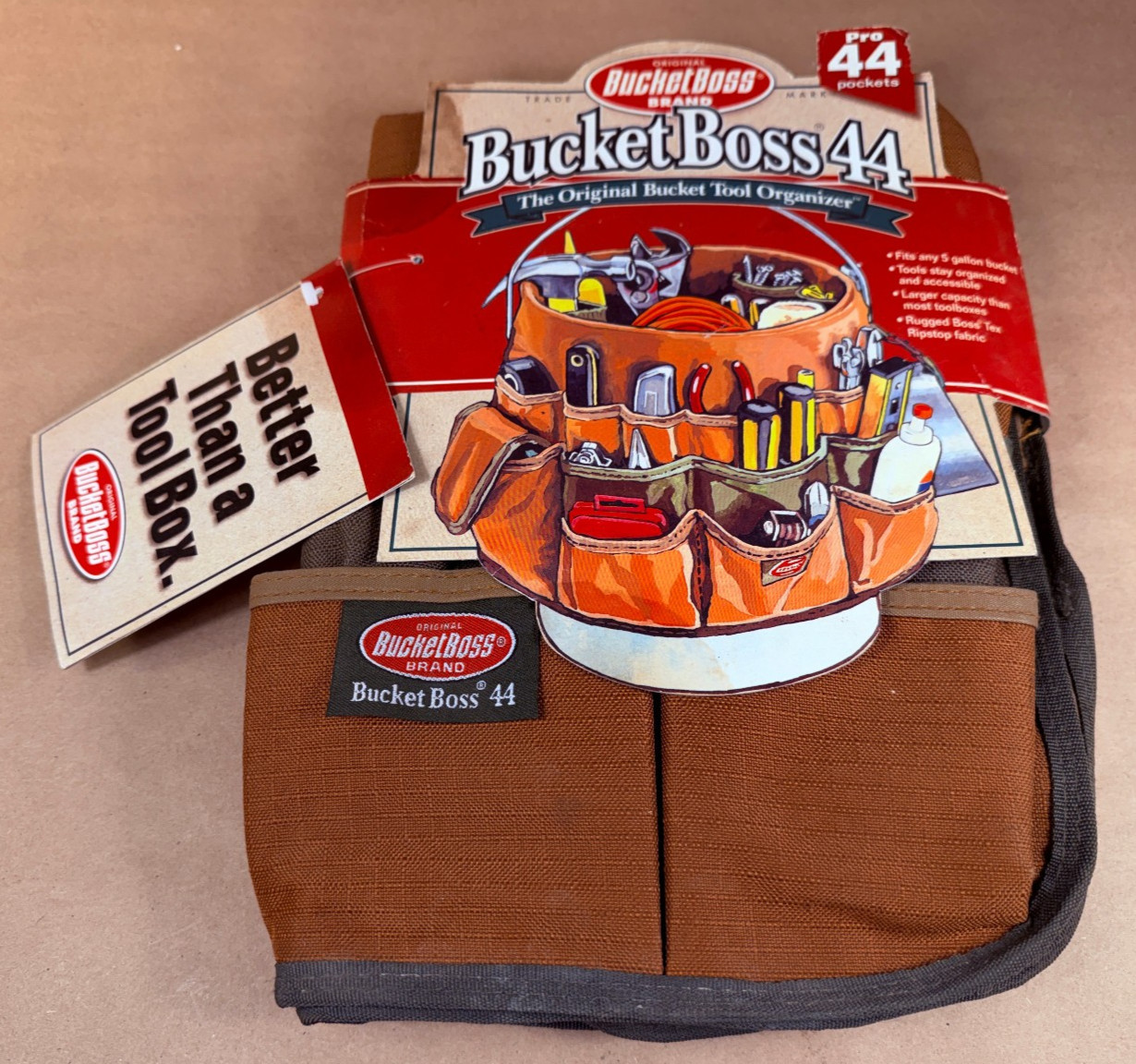 Bucket Boss Pro 44 Tool Organizer Tools Storage Original 5 Gal Organizer – NOS