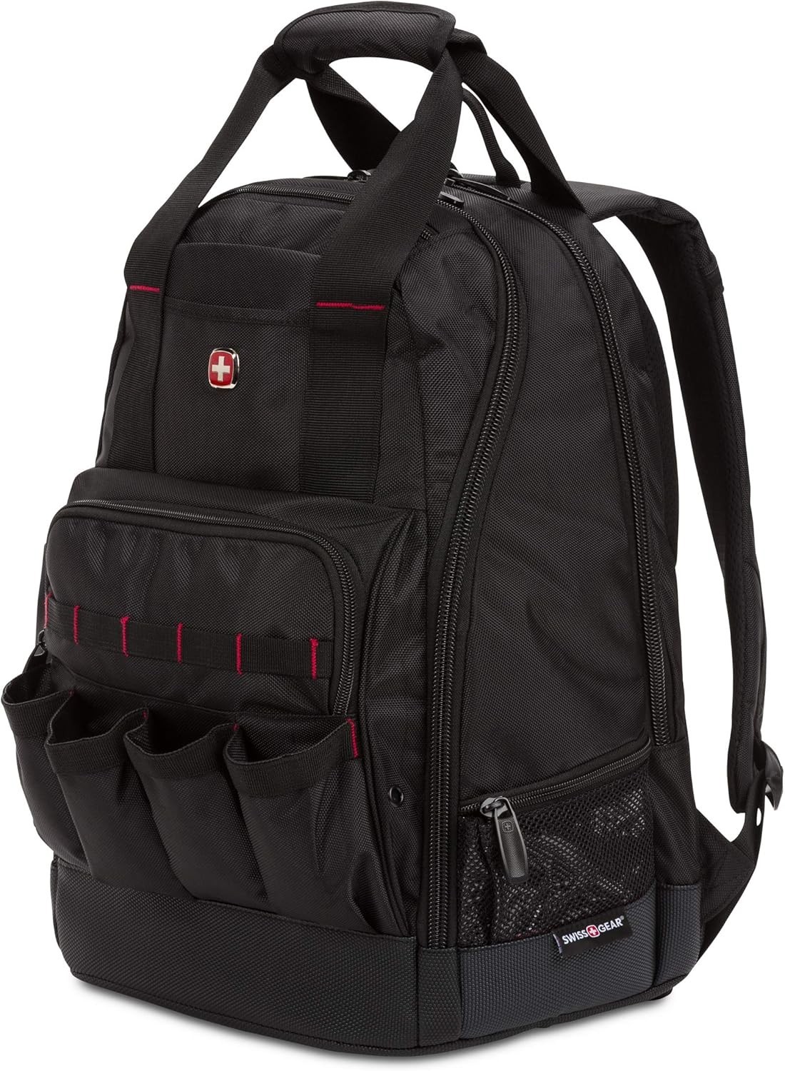 Functional Laptop Backpack in Black – Perfect for Tools, Travel, and School