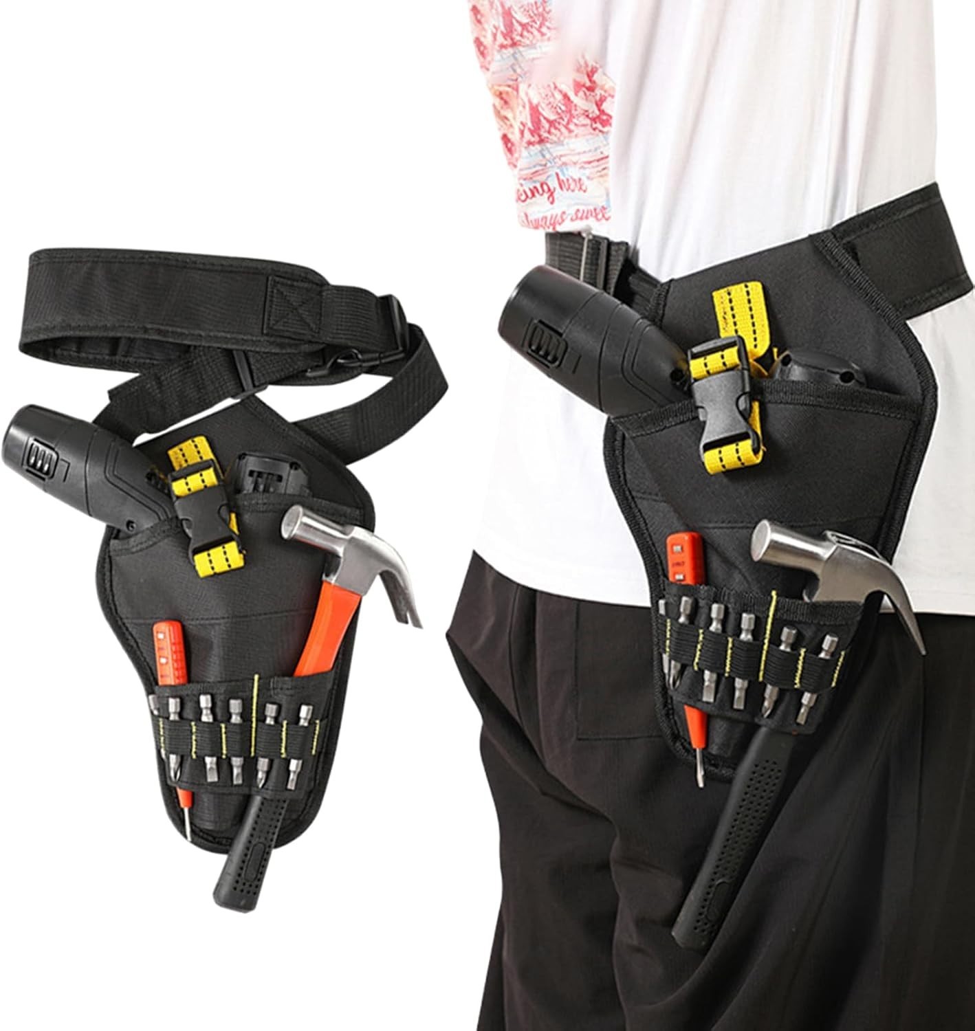 Drill Holster, Heavy Duty Impact Driver Holster, Professional Tool Holster, S…
