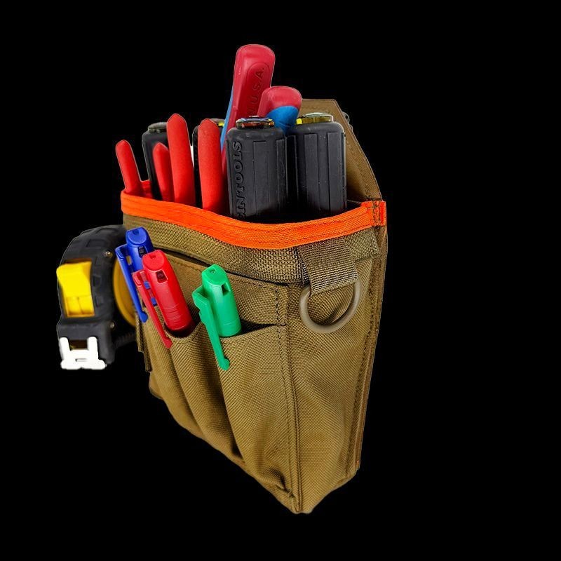 Atlas 46 Professional Technician’s Pouch – ROTATE/QUICK RELEASE Coyote/Orange