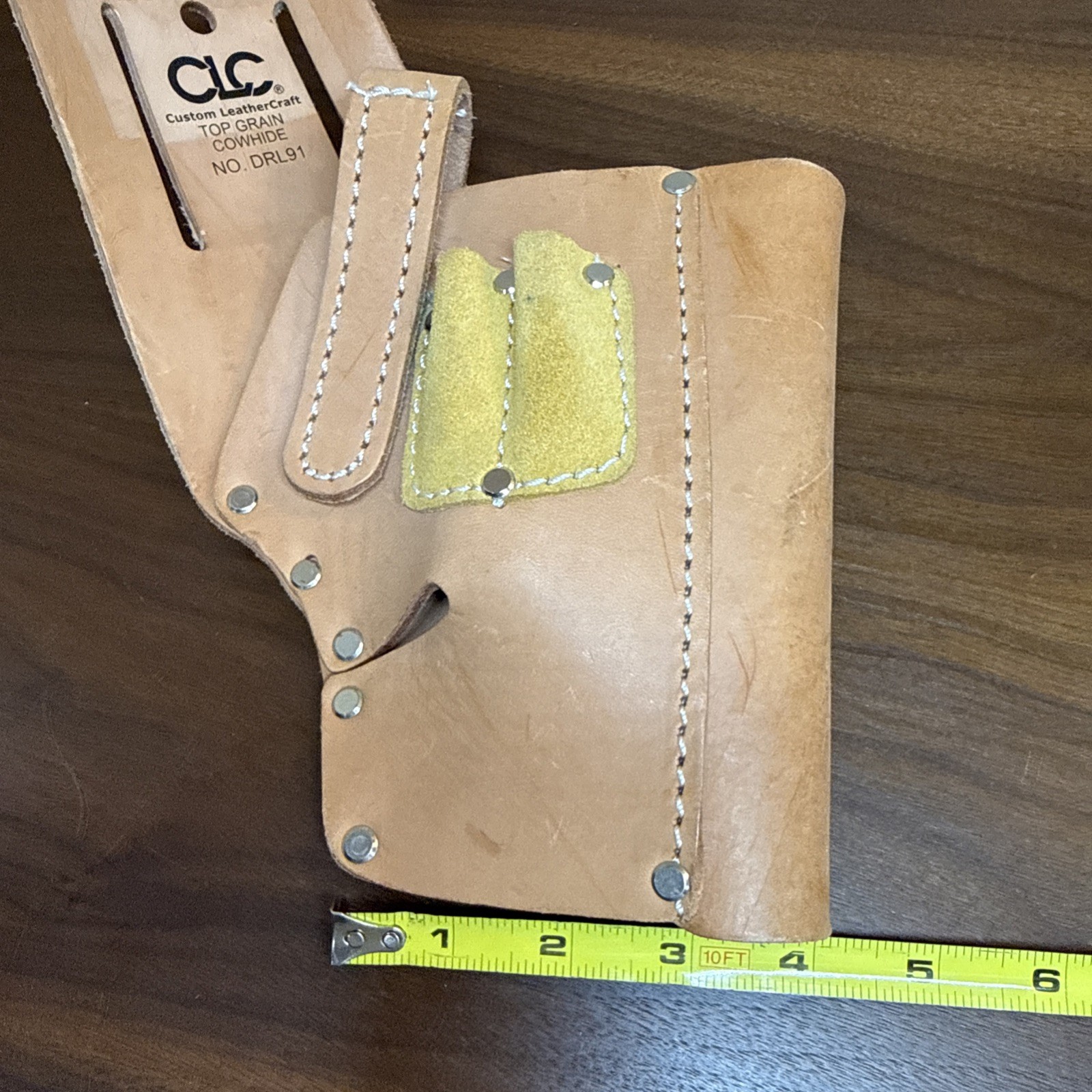 CLC Custom Leathercraft DRL91 Top Grain Cowhide 45 Degree Cordless Drill Holster