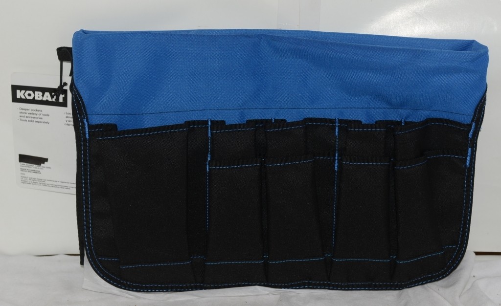 Kobalt 2416934 Heavy Duty Blue Black 26 Pocket Bucket Organizer