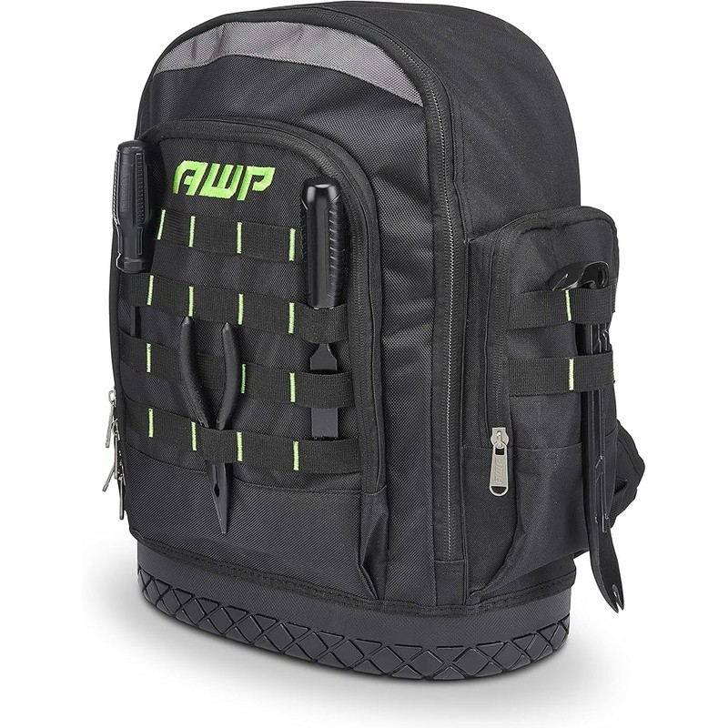 Durable Tool Backpack Organizing Case 23 Pockets Waterproof Utility Carrier New