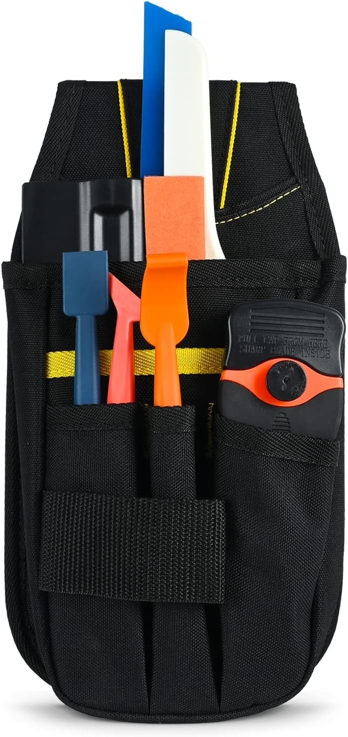 Organizer Tool Pouch Multi-Purpose Wrapping Tool Bag Mini Work Holder Heavy-D…