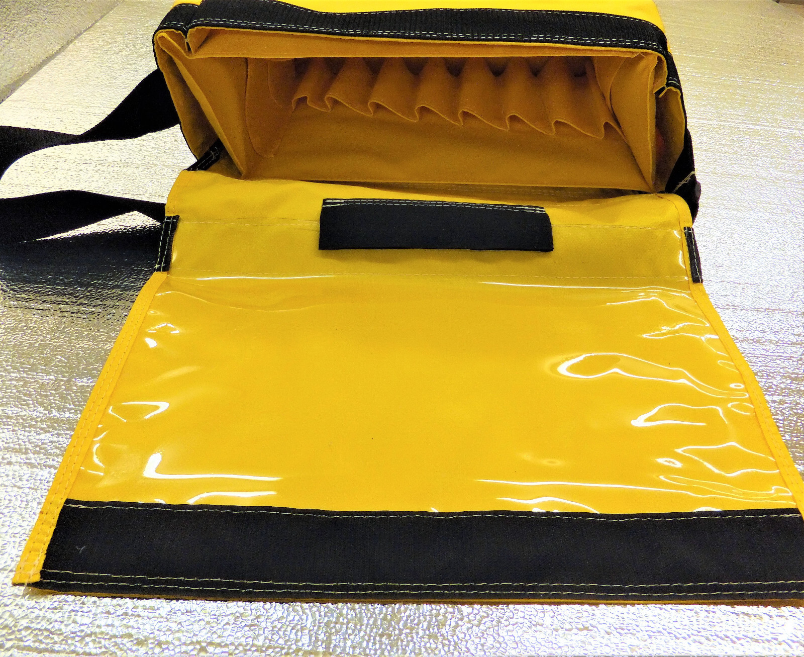 TOOL BAG-HARD WALL, VINYL COATED NYLON, HIGH STORAGE, ******SEE DESCRIPTION*****