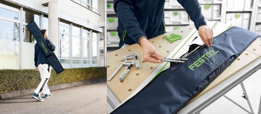 Festool FS-BAG 466357 Guide Rail Bag Nylon Black Green Track Saw Case NEW