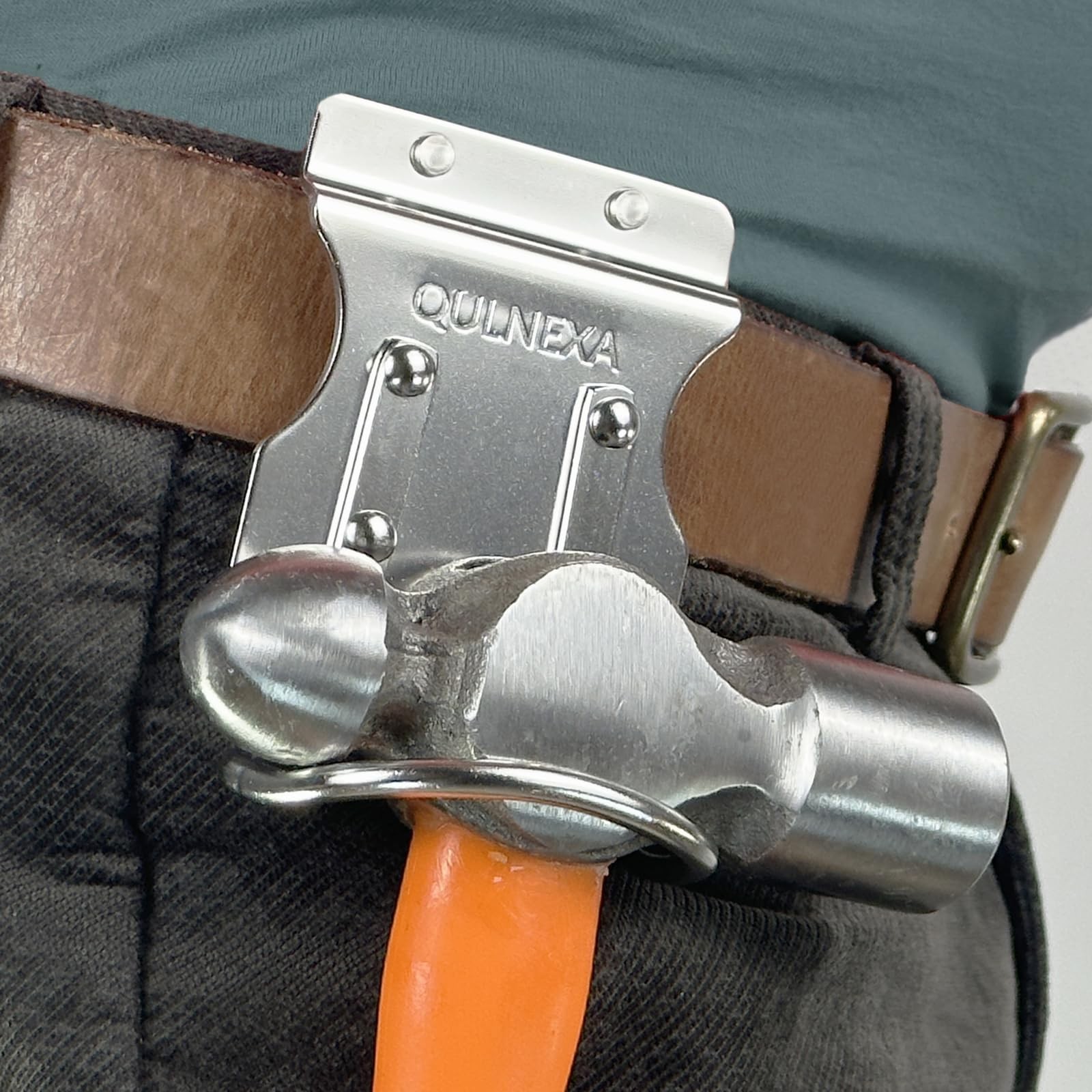 Stainless Steel Hammer Holder Drill Holster For Tool Belt 2.0 Inch Loop Pouch