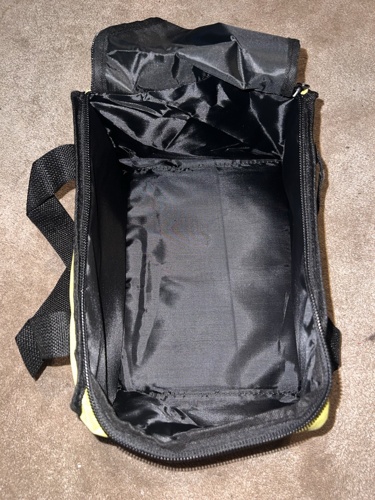 Genuine Ryobi Tool Storage Bag 12x10x8 Green Black Zippered Carry Tote