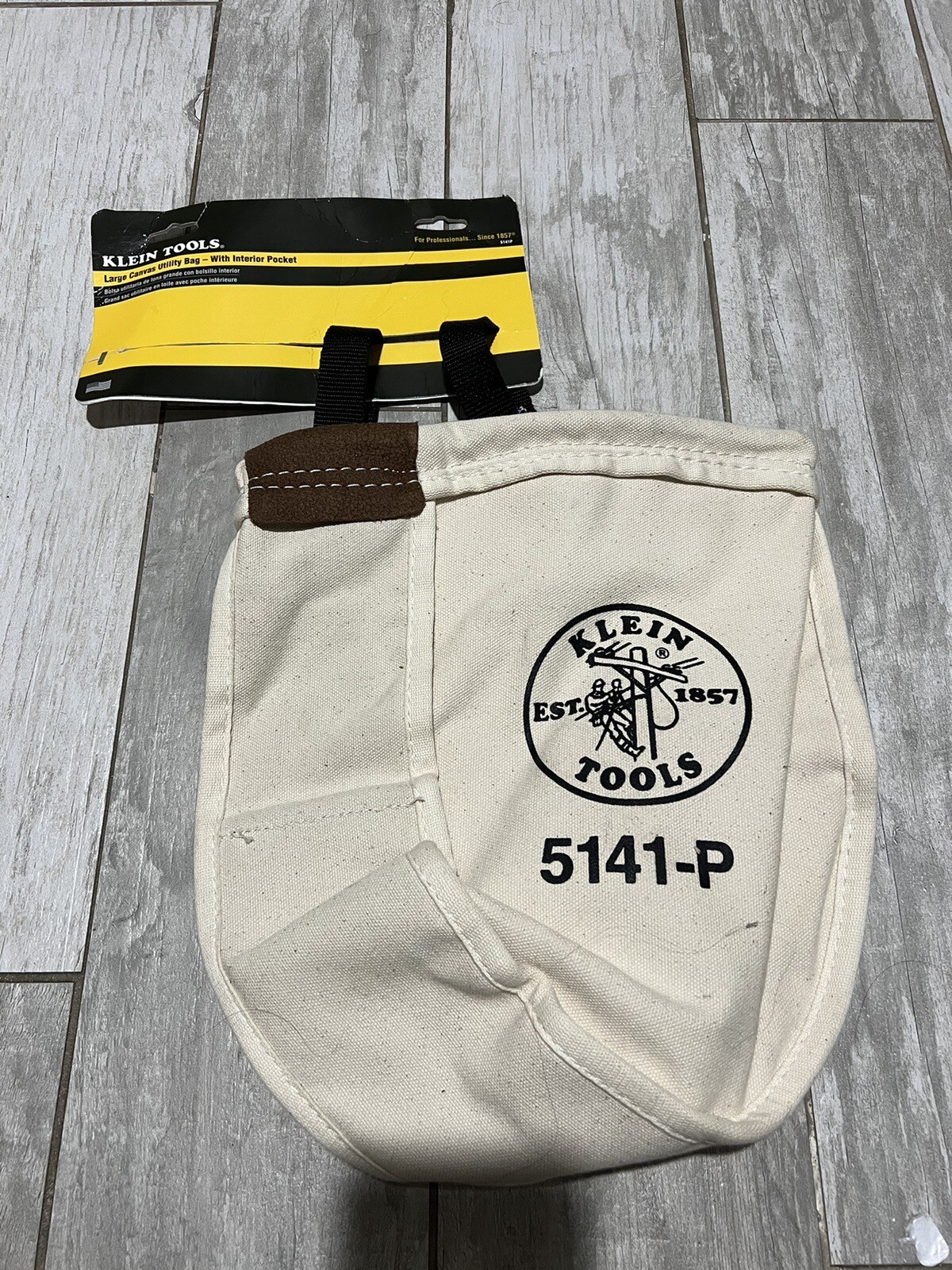 KLEIN TOOL 5141-P HEAVY TOOL BAG CANVAS