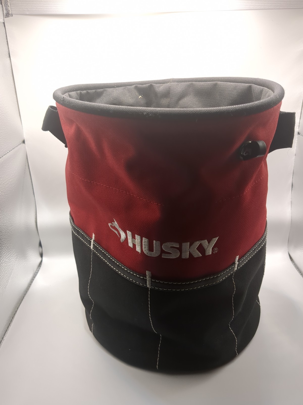 Husky 5 In Utility Sack Tool Bag 5 in. 10 Pockets Water Resistant Material Used