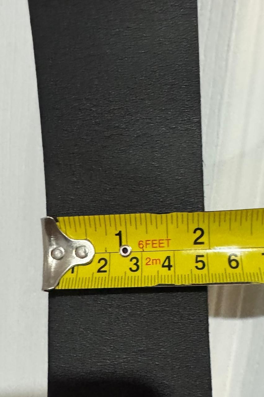 Genuine Leather One Piece Tool Working Heavy Duty Belt 2″ Wide & Waist 34” – 52”