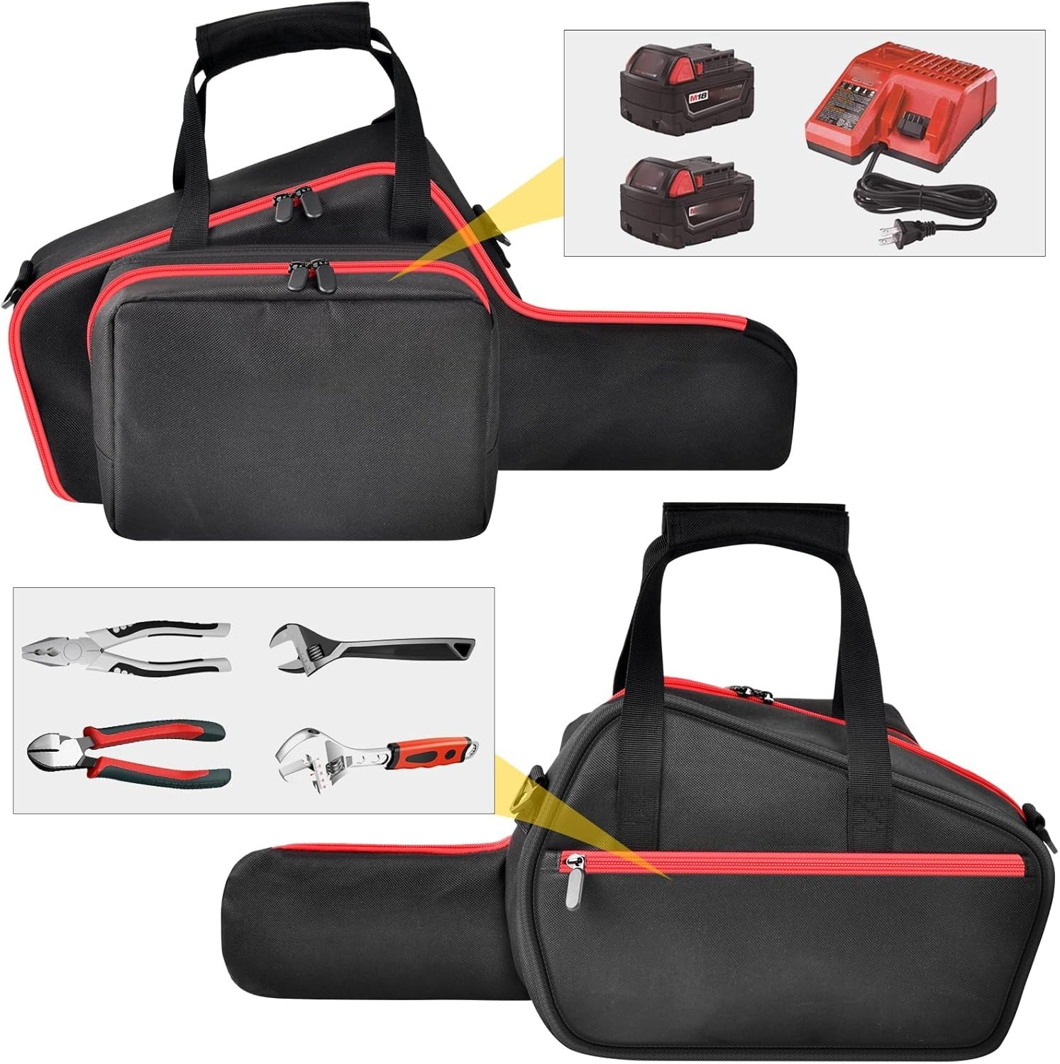 Soft Carry Case for Milwaukee M18/M12 Fuel Cordless Power Tools