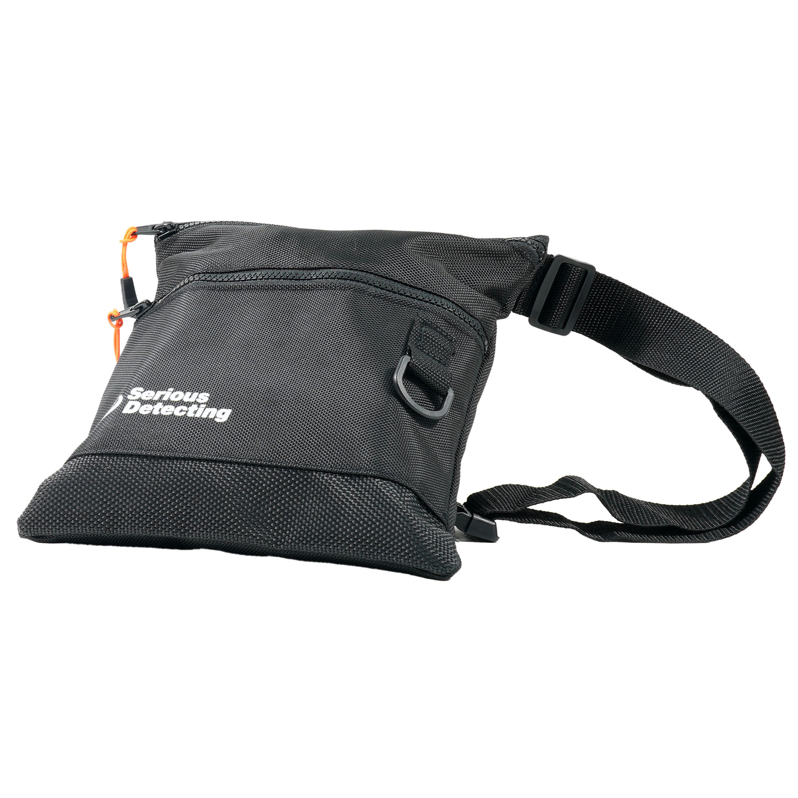 Serious Detecting Beach Finds Bag Pouch with 43″ Waist Belt for Metal Detecting