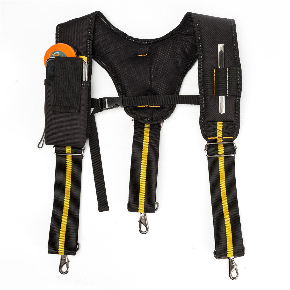 Adjustable Padded Heavy Duty Tool Belt Suspender Carpenter Reducing Waist Weight
