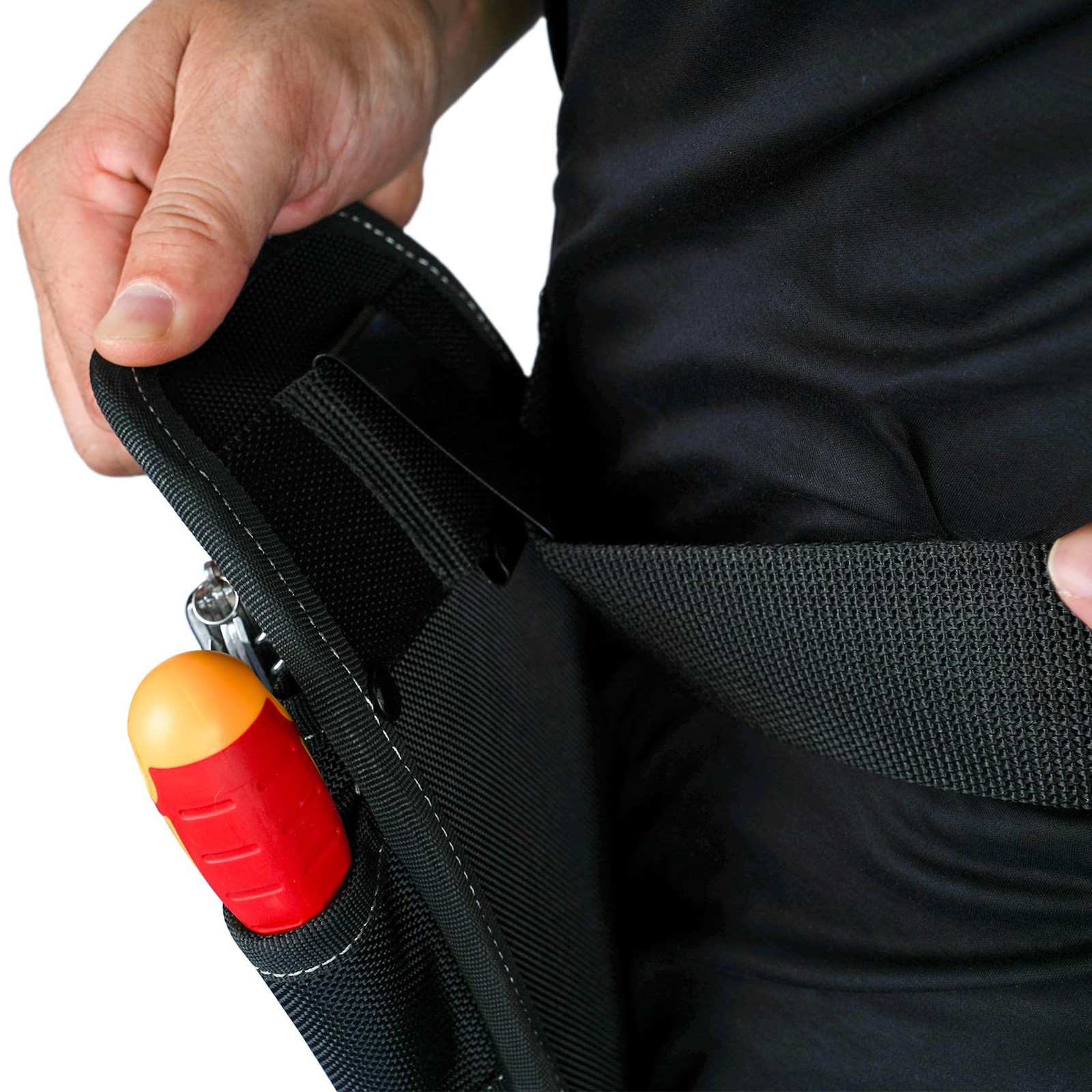 Melotough 7 Pocket Clip On Tool Pouch Small Tool Holder Min Work Organizer Tool