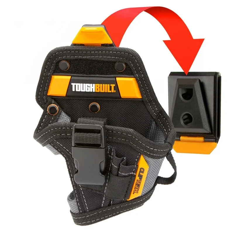 TOUGHBUILT TB-CT-20-S Drill Holster Small Tool Belt Holder Pouch Utility Waist