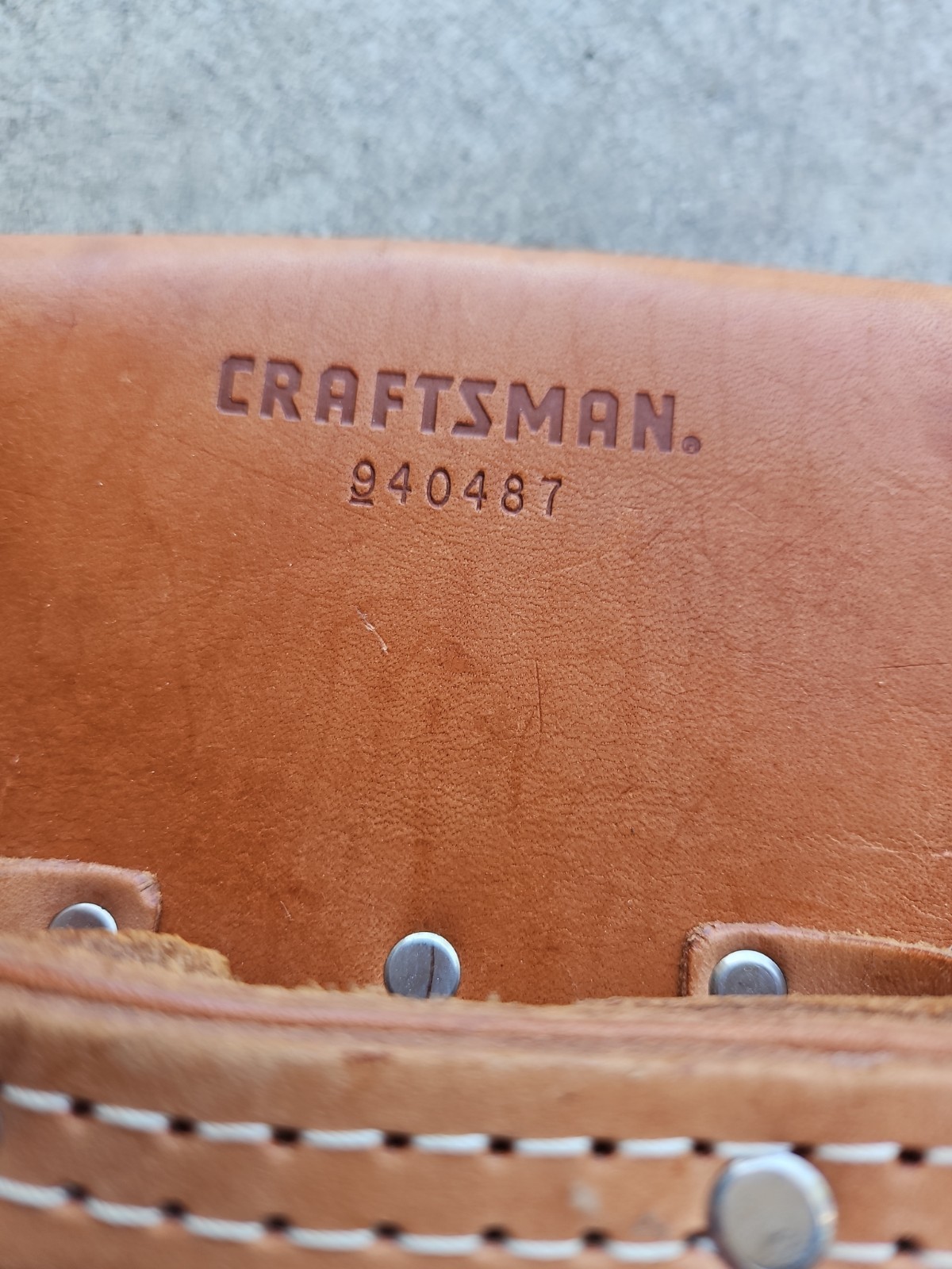 Vintage Craftsman Leather Tool Holder 9-40487 Professional Heavy Duty Mexico