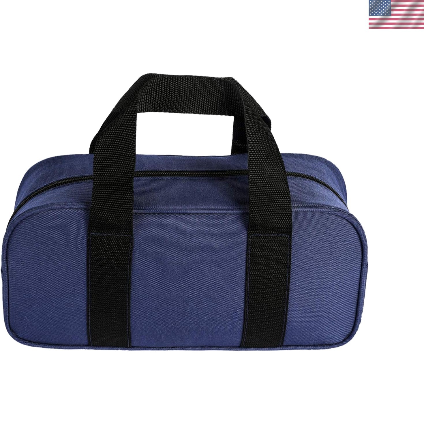 Compact Blue Tool Tote with Zipper Closure for Easy Access and Organization