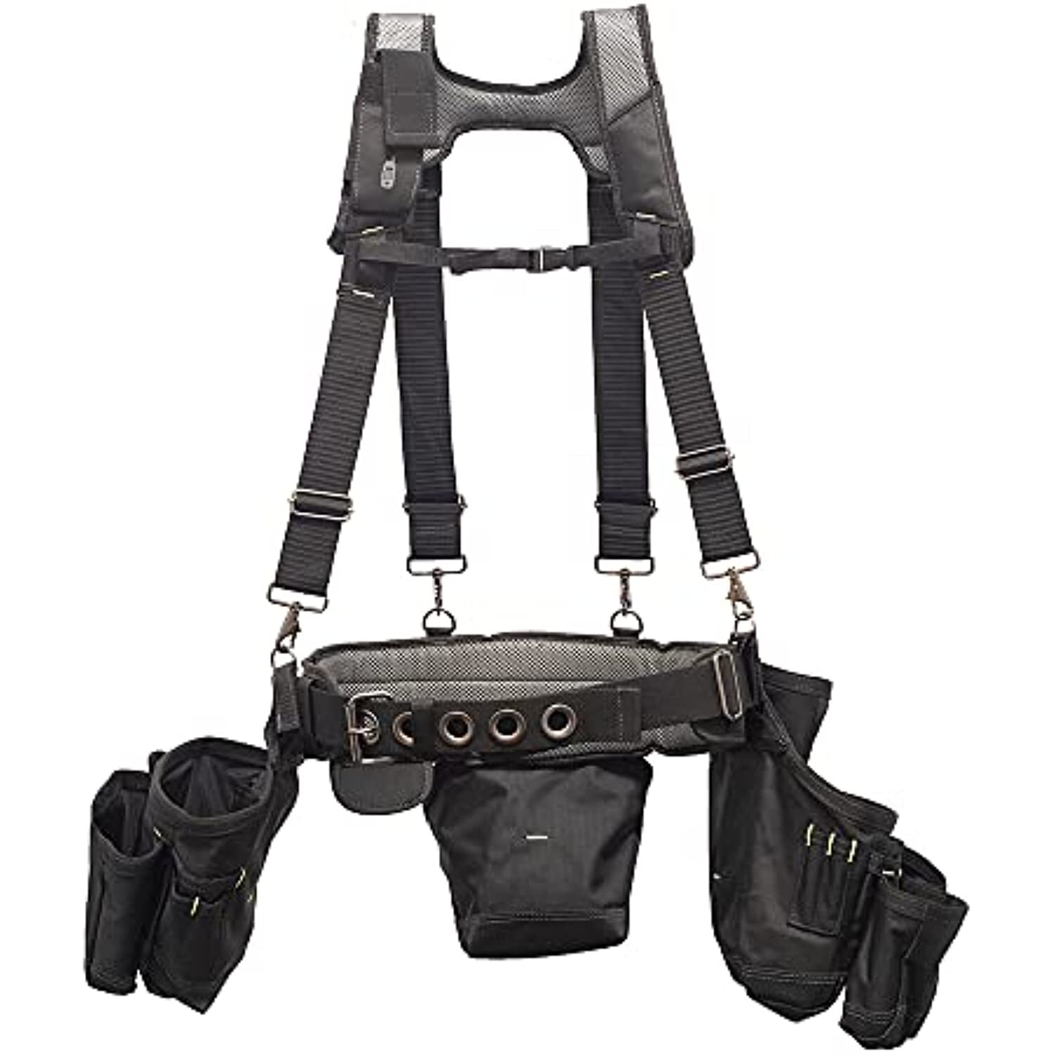 Dead On Tools – 1680 Denier Poly Framer�s Tool Belt with Suspenders (HDP369857)
