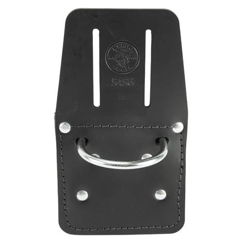 Klein Tools 5456 Leather Hammer Holder with Slotted Connection and Metal Ring