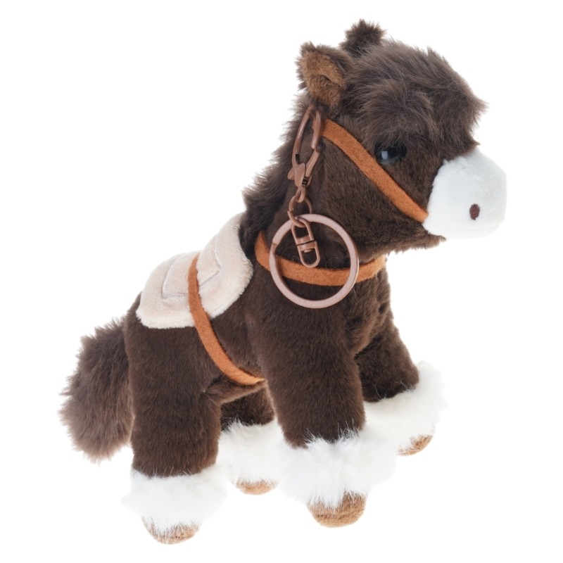 Elegant Furry Small Horse Key Supervisor With Treated Metal For Everyday Use