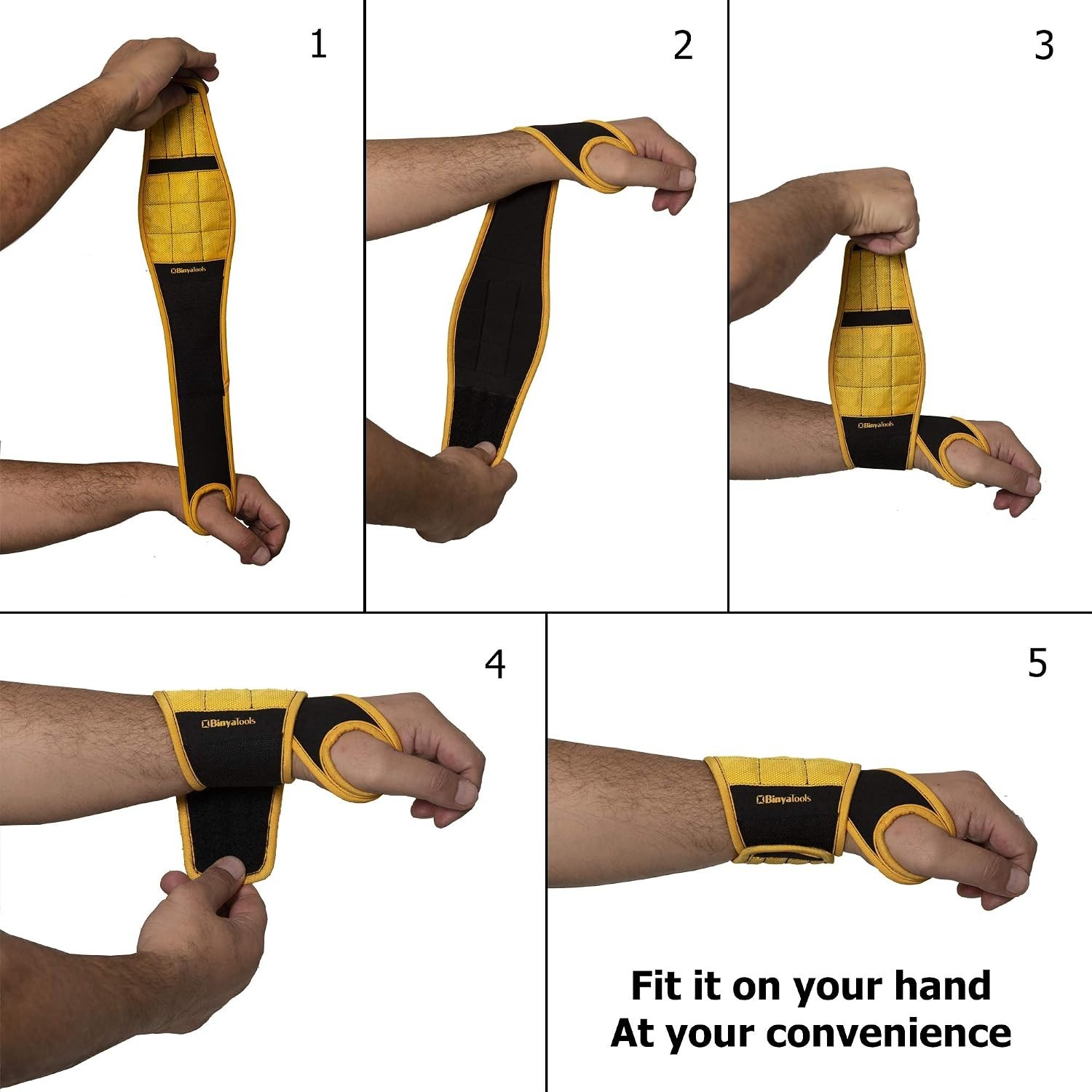Lightweight Magnetic Tool Wristband for Men – Comfort & Functionality Combined