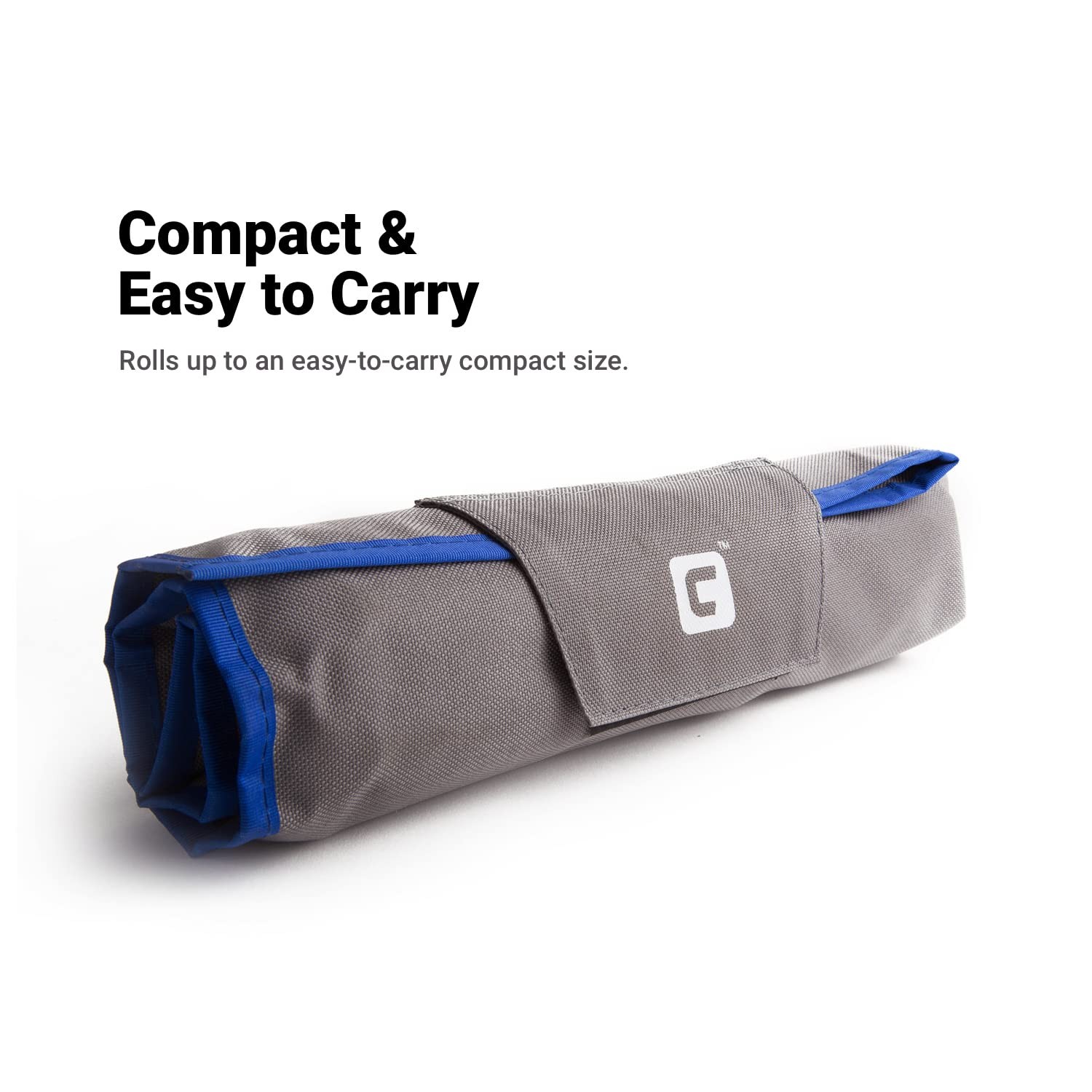 Capri Tools Wrench Roll Up Pouch, Metric, 12 Pockets Standard Pocket, Grey
