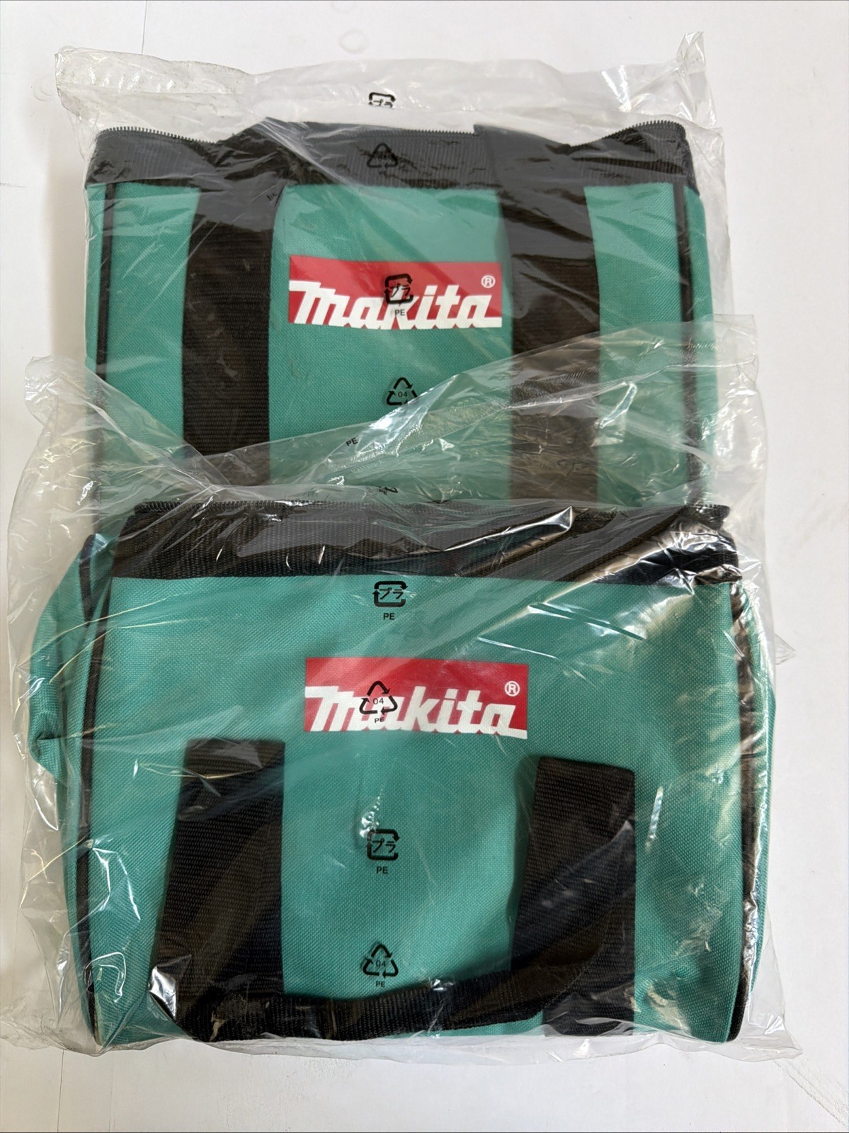 (2) Makita Blue 11″x 9″ x 11″ Tool Bags / Case For 18V Drill, Saw, Grinder Volt