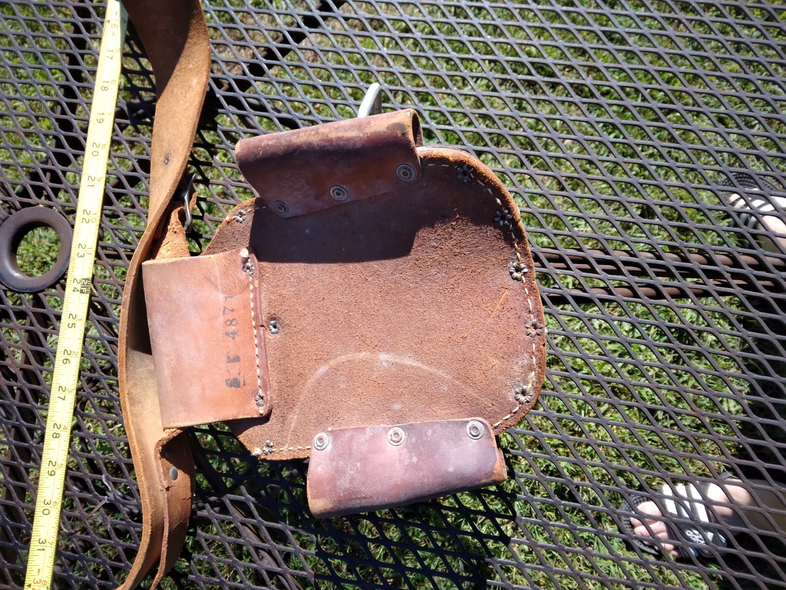 Vintage Lineman’s Leather Belt and Tool Pouch
